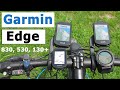 Обзор  серии велокомпьютеров Garmin Edge 830 530 130 Plus