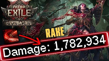 The MOST SECRET POE 2 ONE SHOTTER BUILD! Rake + Blood Hunt Spear | Mage bleed build Path of Exile 2