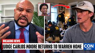 Judge Carlos Moore Went To Warren’s Home To Arrest Him After New Surveillance Footage Exposed Him
