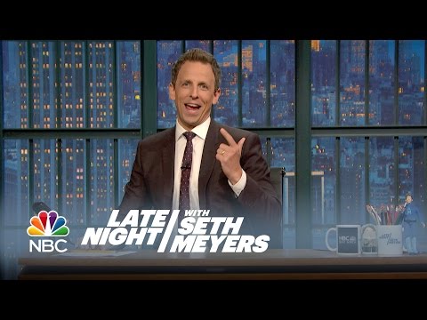 Seth's Story: Olivia Wilde Threw Wine in My Face - Late Night with Seth Meyers