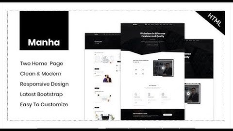 Manha - Business HTML Template | Themeforest Templates