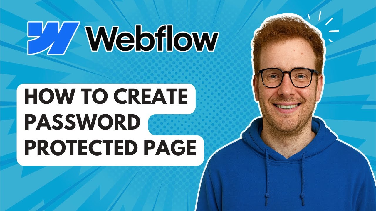 How to Create Password Protected Page Webflow [2025 Guide] - YouTube