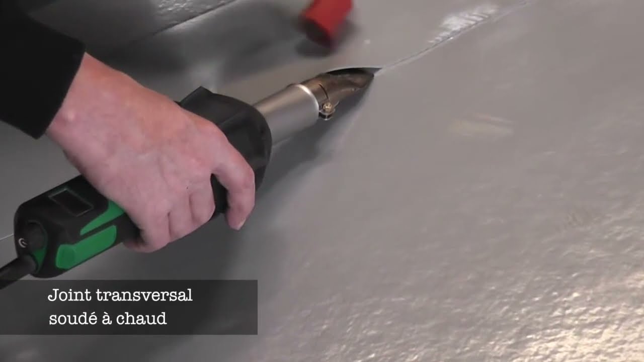Vaeplan : Comment faire le joint transversal à chaud d'une étanchéité synthétique