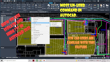 HOW TO USE ISOLATE AND HIDE TOOL IN AUTOCAD