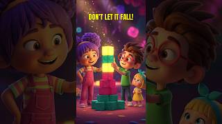 Can We Build The Magic Rainbow Tower? 🌈 Fun Stacking Song!