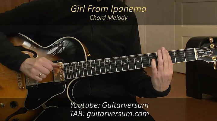 GIRL FROM IPANEMA Guitar Cover Chord Melody