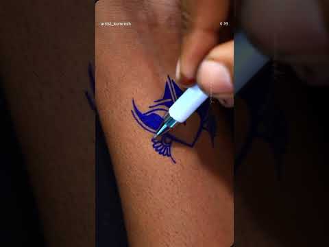 ￼ Sharp Lines & Soft Hearts: Custom Tattoo Concept ❤️🔥 #tattoo #tattoofun