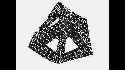 Twisted cube. Draw by openFrameworks