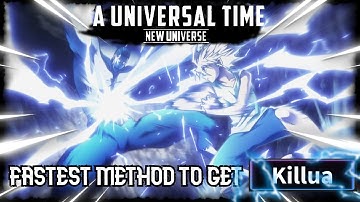 (AUT) NOW THIS IS HOW YOU DO IT!!!! Fastest Method To Get The New Killua Spec In A Universal Time!