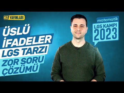 KAÇ DOĞRUN VAR? Üslü İfadeler Yeni Nesil Soru Çözümü (Zor Sorular) 8. Sınıf Matematik LGS 2023 Kampı