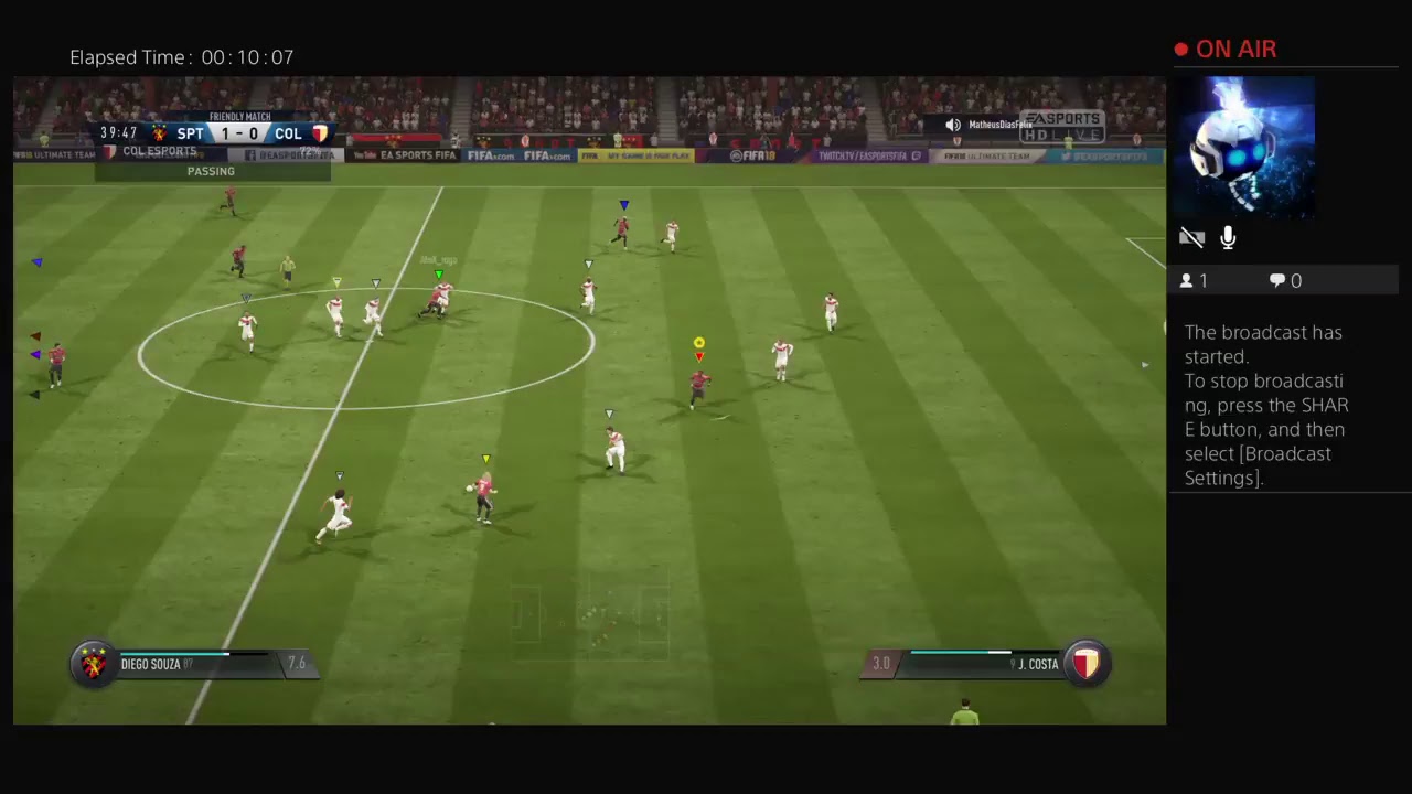 Fifa pro br Vpg Sport x Oriental E-sports rodada 1