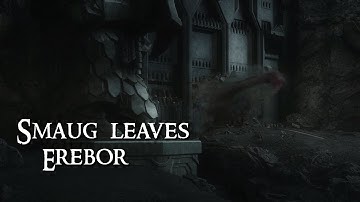 The Hobbit M4 Edit - Smaug leaves Erebor (without melted gold)