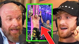 "You're A Genius" - Triple H Praises Logan Paul's WWE Intelligence