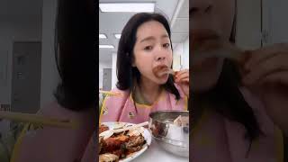 20240523 한지민(Hanjimin) 인스타스토리 먹방 - 인사하는 사이 서포트 인증 #shorts