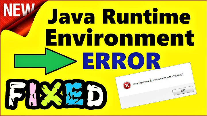 Java Runtime Environment not found FIX | How to install Java JRE Error on Windows 10 / 8 / 8.1 / 7