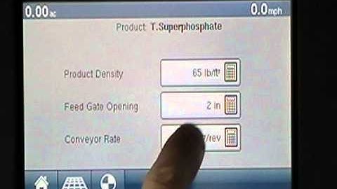 Ag Leader EDGE GUIDANCE SWATH CHANGE for a BBI Spreader