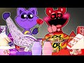 Convenience store purple red mukbang  catnap vs bobby bearhug  poppy playtime animation  asmr