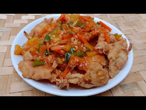 Resep Jamur Crispy Asam Manis Pedas