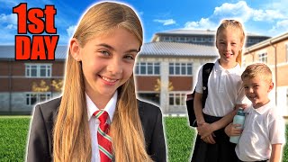 Hollys FIRST DAY AT SECONDARY SCHOOL!! *spend the week with us