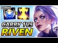 Learn to DOMINATE 1v5 with RIVEN | Challenger Riven - League of Legends