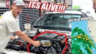Neighbor 4.0's Supercharged Coyote Fires Up and Sounds INSANE! + Hurricane Idalia Is Heading For Us