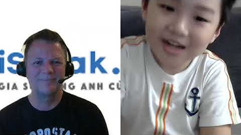 HỌC TIẾNG ANH ONLINE 1 KÈM CÙNG GIÁO VIÊN NƯỚC NGOÀI | HV.Trần Thanh Tùng & GV.Chasteen - iSpeak