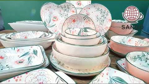 Minimalist dinnerware set pottery plates handmade dinner set