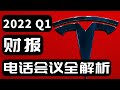 150期：特斯拉TSLA 2022 Q1财报和电话会议全面解析！