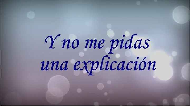 Los Temerarios - Eras todo para m (Letra)