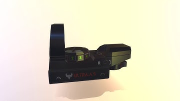 3d model render ,Red.Dot