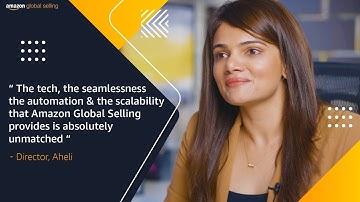 How Aheli Created The Global Brand with Amazon Global Selling! ExportHuaEasy