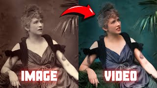 From Black & White To Alive Victorian Ladies Of The 1880S