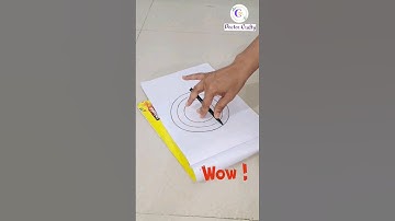 Drawing a perfect circle by hand #shorts #viral #drawing #circle @doctorcrafty1980