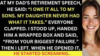 My Dad Humilated Me At His Retirement Speech, So I Had A Little Surprise For Him...