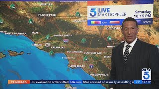 Slight cooldown ahead for Southern California