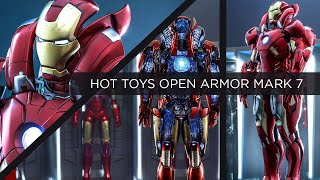 Hot Toys Открытая Броня Марк 7 Железный Человек 3
