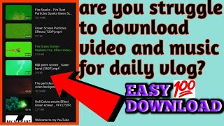how to download easily green screen  video and music Hanna Lu