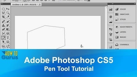 Photoshop Pen Tool : How to Use Vector Graphics in CC CS6 CS5 Tutorial
