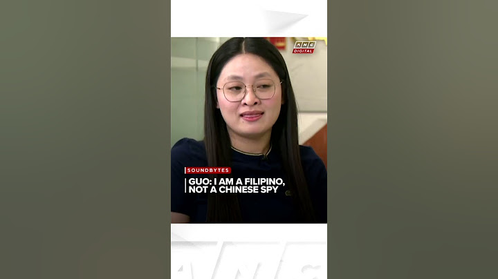 Guo: I am a Filipino, not a Chinese spy | ANC
