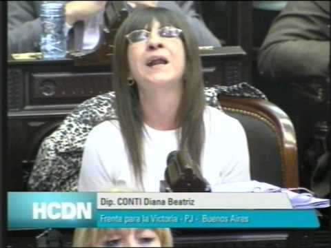 Diana Conti  - 1°intervención sobre proyecto de autorización de allanamiento a De Vido - Sesión 23-6