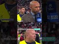 Arsenal Lose Champions League Final 😢 Henry on Missed Penalty #arsenal #football#psg #footballnews