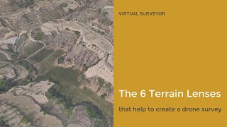 The 6 terrain lenses that help to create a drone survey Wealth
