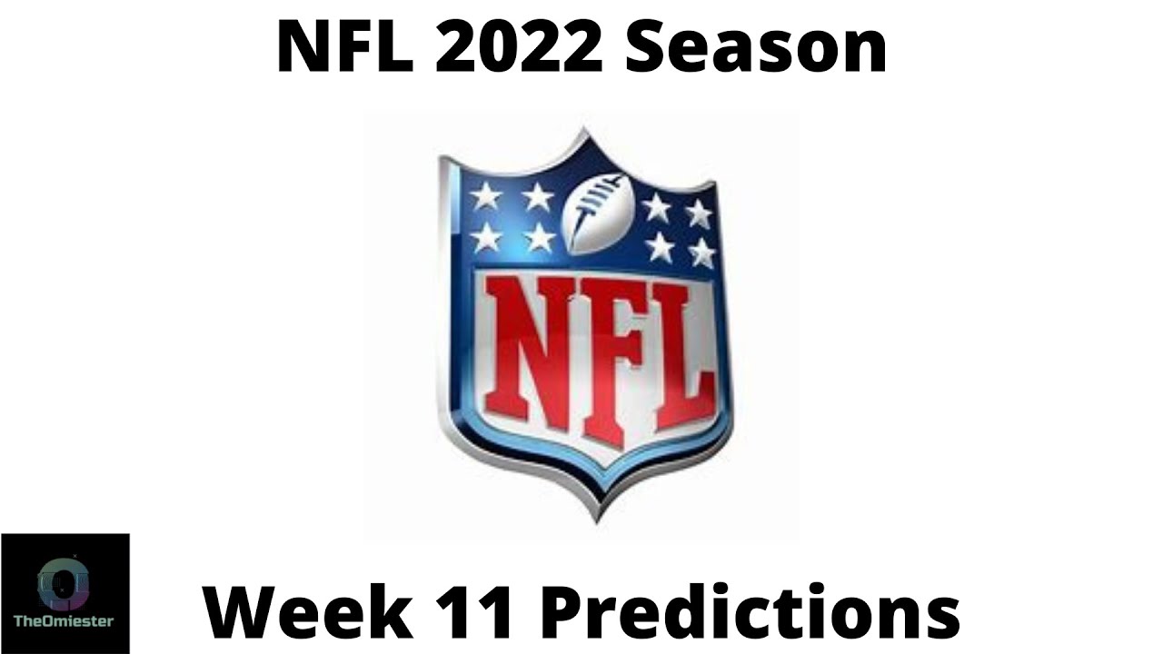 NFL 2022 Season Week 11 Predictions! 