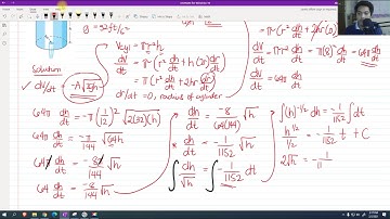 Orifice Problems in Differential Equations | Engr. Yu Jei Abat | #AbatAndChill