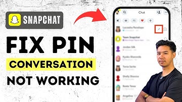 Snapchat Pin Conversation Not Working (Problem Solved)