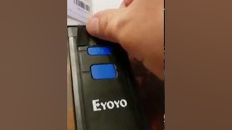Eyoyo Bluetooth Barcode Scanner Setup |  How to Silence Eyoyo | Eyoyo Barcode Scanner Manual