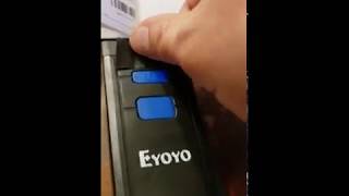 Eyoyo Bluetooth Barcode Scanner Setup |  How to Silence Eyoyo | Eyoyo Barcode Scanner Manual