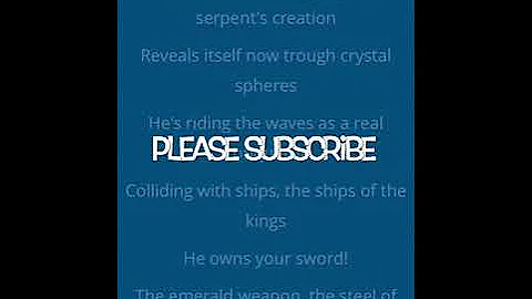 THE WIZARD’S LAST RHYMES By Rhapsody of Fire (Lyrics in Karaoke Style)