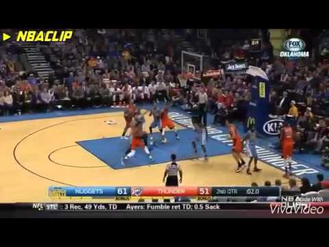 Russell Westbrook Beats The Buzzer Thunder Vs Nuggets 2015 16 NBA REGULAR SEASON 