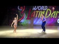 Dimitar  teodora bulgaria bachata sensual cabaret couple pro 4th place wldc 2016